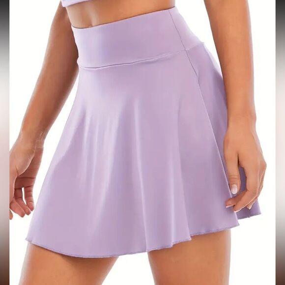 Skort Women’s Large Purple Summer Skirt Tennis NEW Vacation - Picture 5 of 7